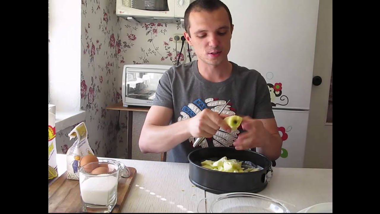 Шарлотка (Яблочный пирог) без глютена