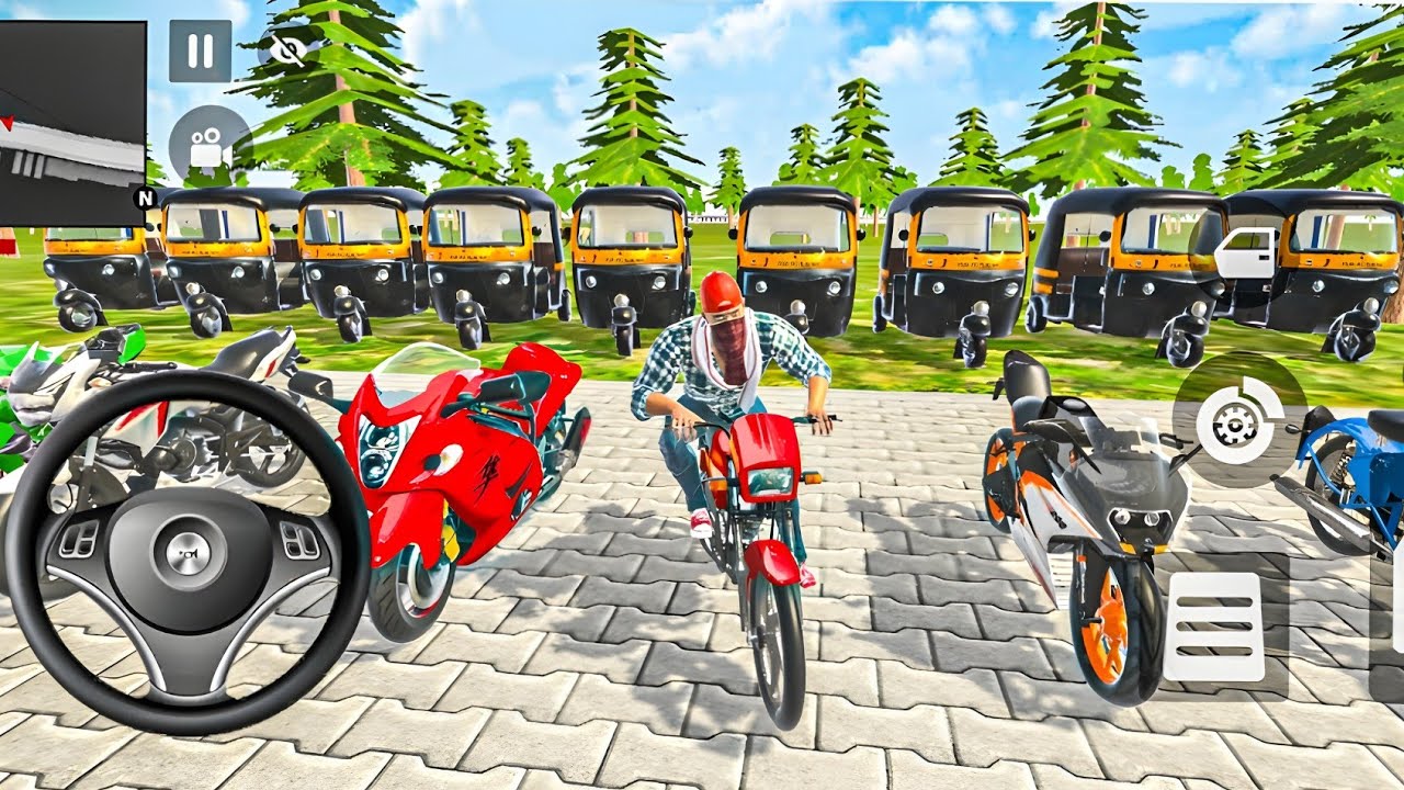 🏢 Rooftop Parking Challenge!🔥 Franklin Vs💥 Building – Indian Bike Game 2025