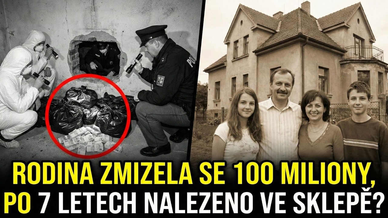 Zazděných 100 milionů a 7 let lží. Mrazivá pravda o zmizení rodiny z vily na Hanspaulce #truecrime