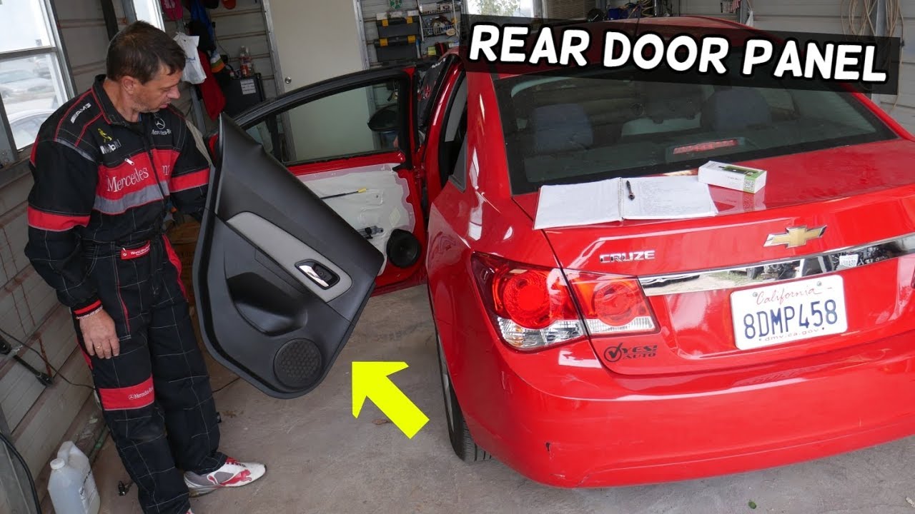 CHEVROLET CRUZE REAR DOOR PANEL REMOVAL REPLACEMENT, CHEVY CRUZE