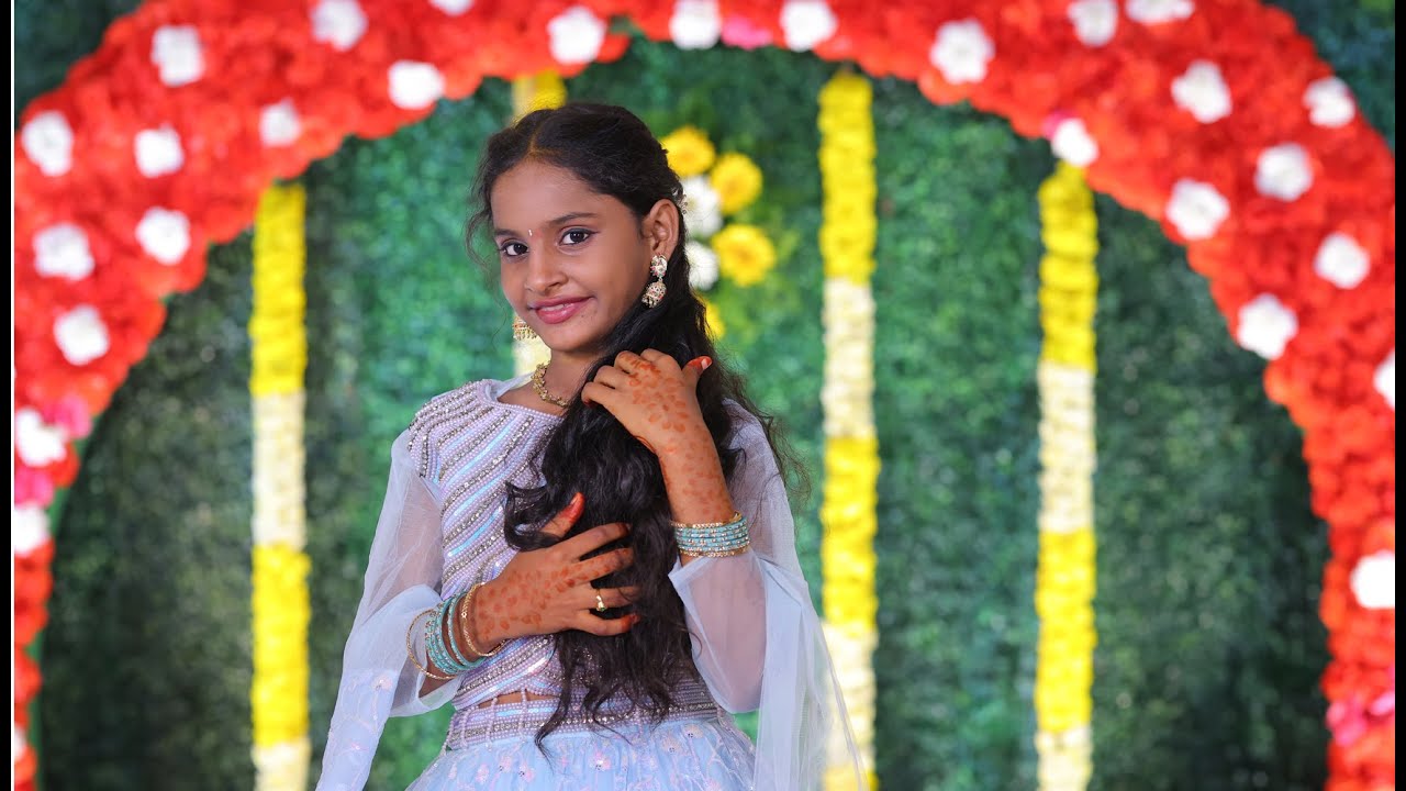 Yashaswini Sri Halfsaree song, om photography 8919040640,9059845494