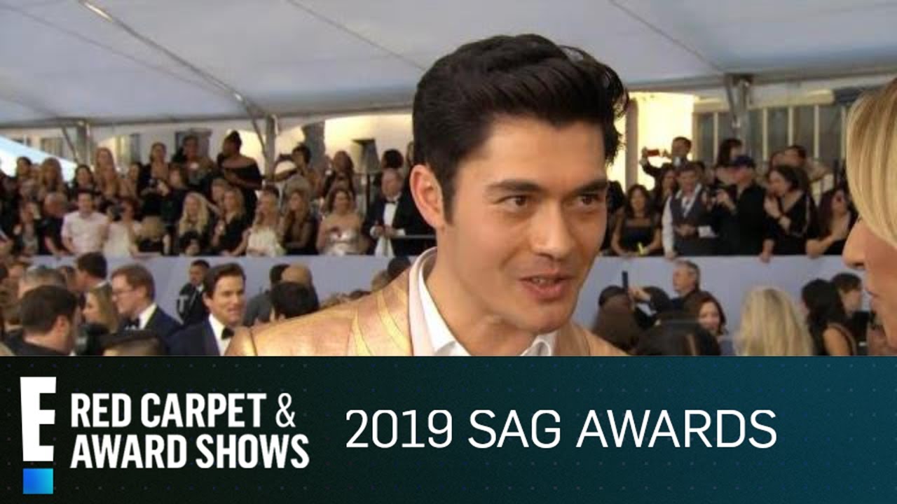 Henry Golding Used to Be a Hairdresser, Now He's at the 2019 SAGs | E! Red Carpet & Award Shows