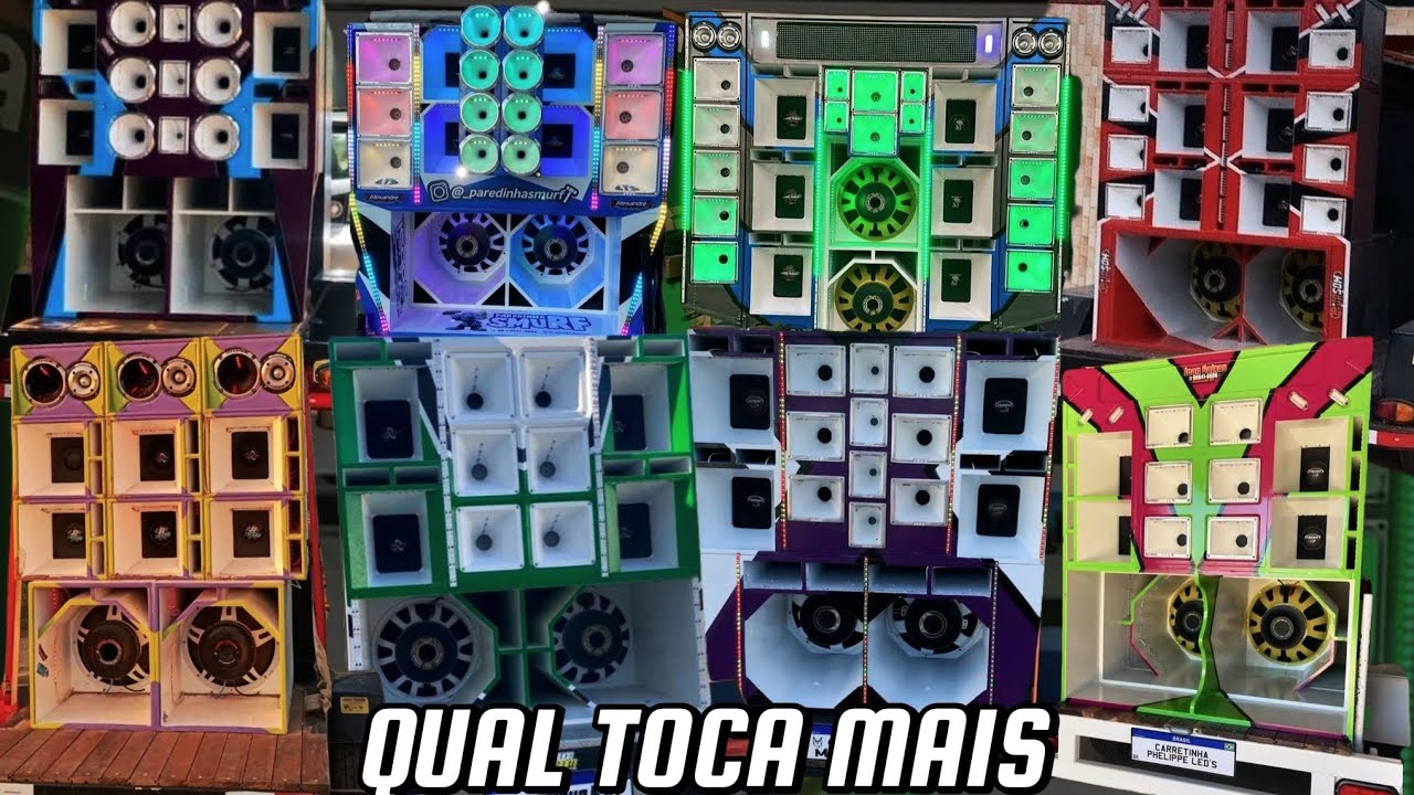 AS PAREDINHAS DE 2 GRAVES MAIS TOPS DO SOM AUTOMOTIVO TOCANDO FORTE 🔊 INTERNOS 077