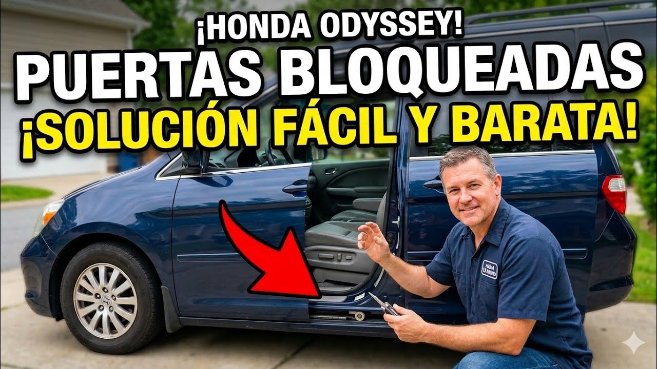 Honda Odyssey (блокировка раздвижных дверей) «Временное решение»