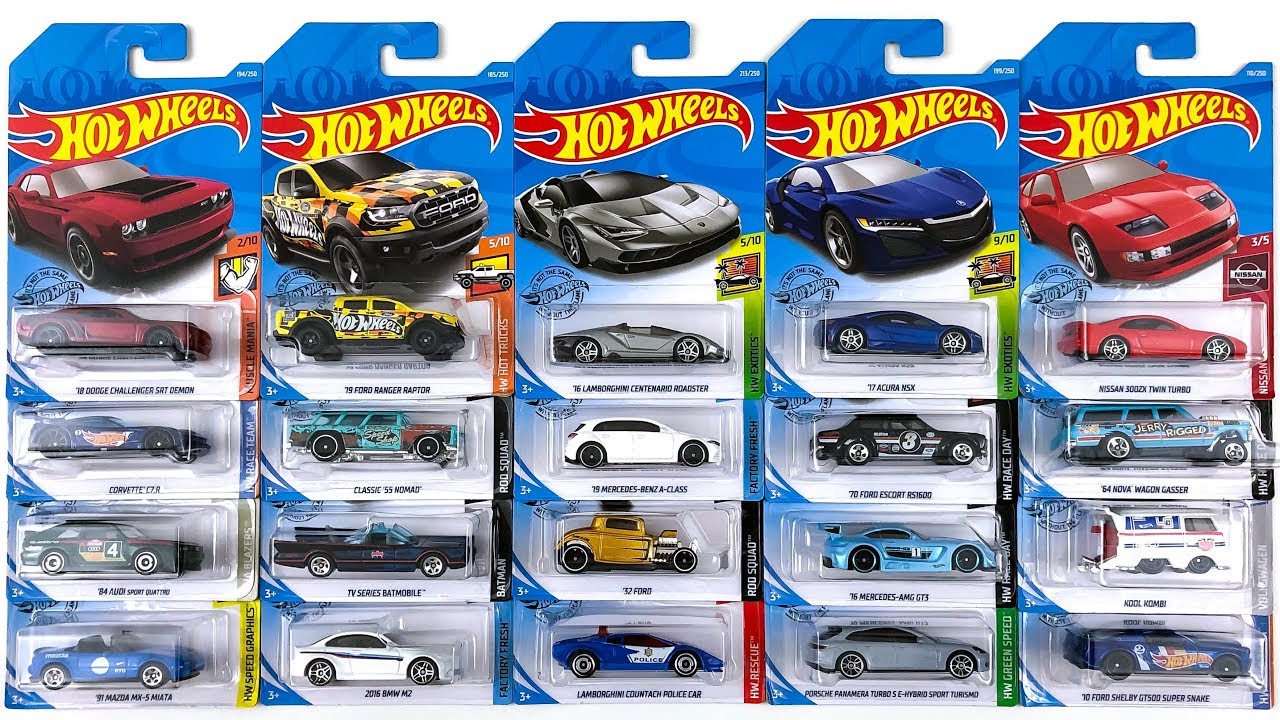 Opening New Hot Wheels K Case And L Case Cars!