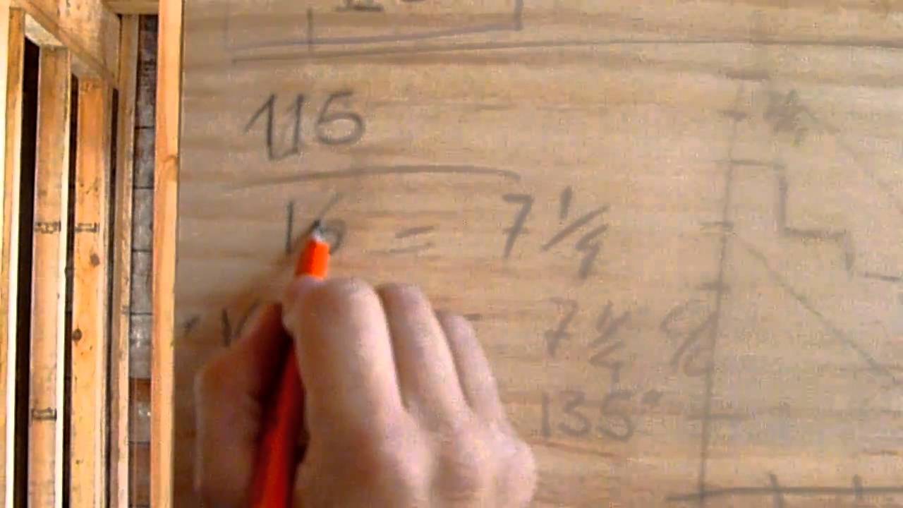 como hacer escaleras de madera #1(CALCULO)