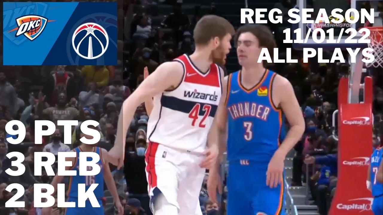 Davis Bertans & Josh Giddey Duel: 9 pts, 3 reb, 2 blk ALL PLAYS 2021/22 Reg Season [11.01.22.]