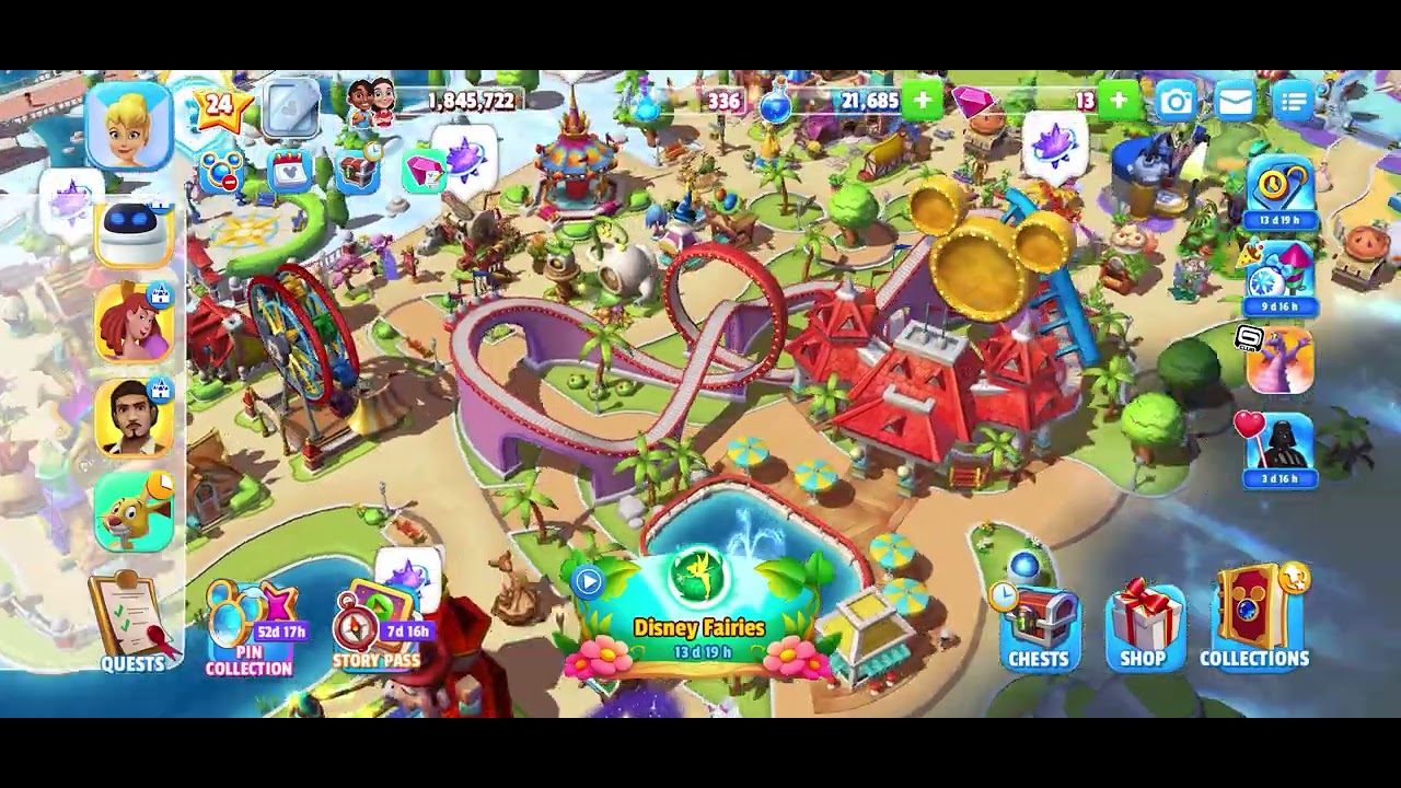 Disney Magic Kingdoms Disney Fairies has arrived!!! Silvermist Level 2 and welcome Rabbit 💧🧚🐰 