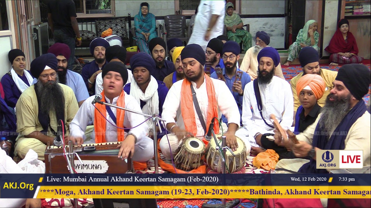 001 Mumbai 12Feb2020 WedEve AK Bhai Sukhleen Singh Jee Kanpur