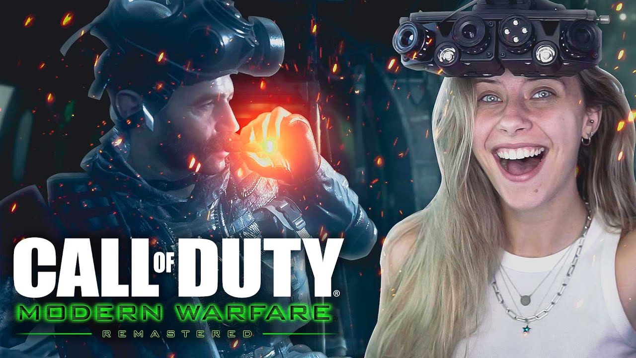 FIRST TIME PLAYING COD 4 CAMPAIGN! (Modern Warfare Remastered Campaign Playthrough)