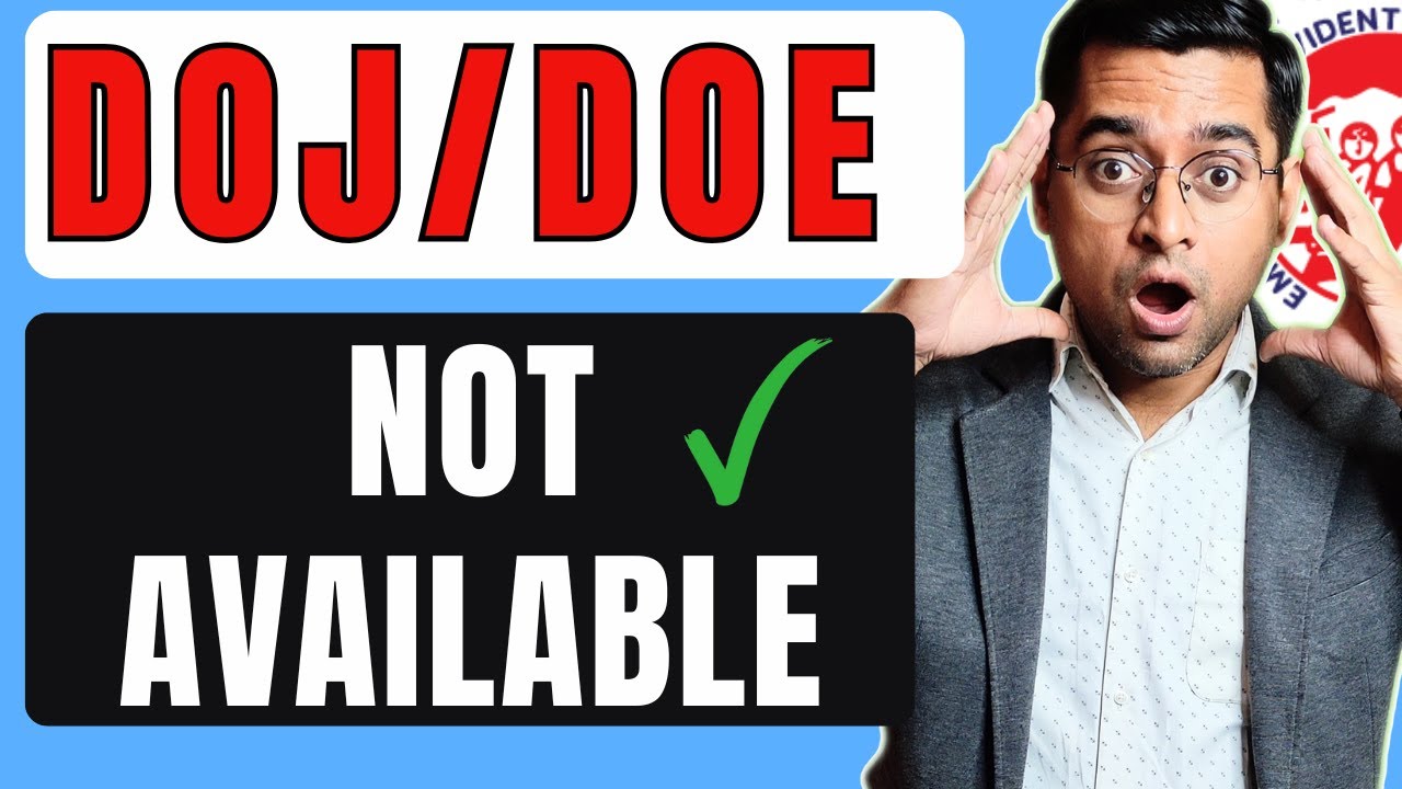 ✅ SOLUTION🛑 PF DOJ DOE Online Update Not Available ko kaise update kare