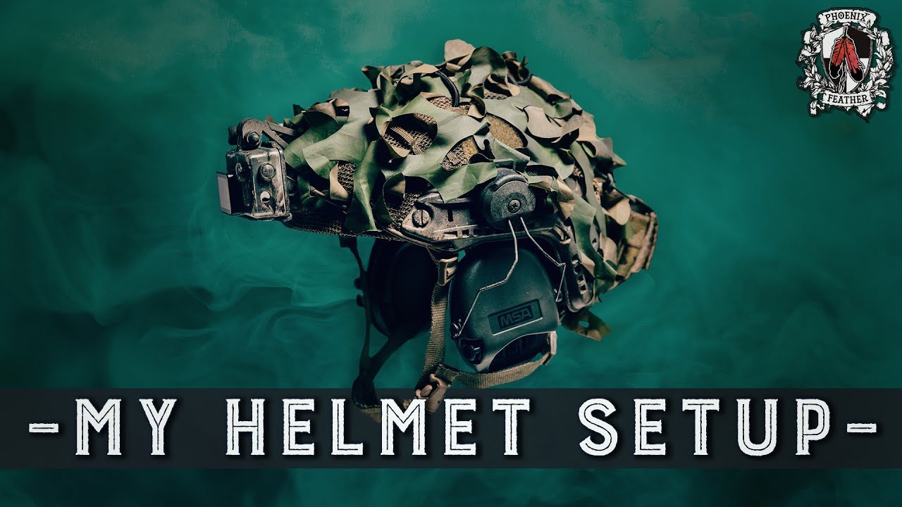 My Airsoft HELMET Setup - Phoenixfeather GEAR & LOADOUT Overview