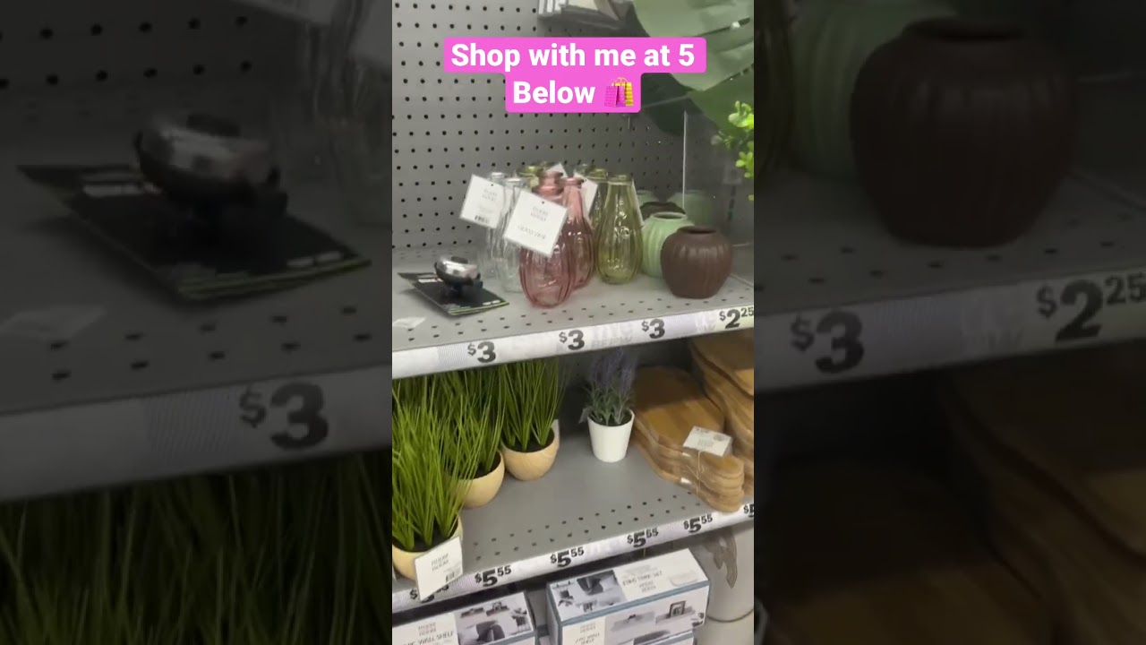 Shop with me at 5 Below 🛍️ #shorts #shopping #home #decor #style #budget #fivebelow #cheap #cute