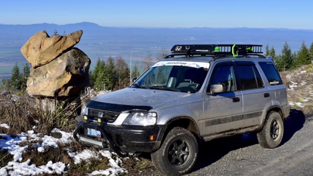 CRV Off-Roading: First Snow of the Year! McGowan Creek to Shotgun Creek