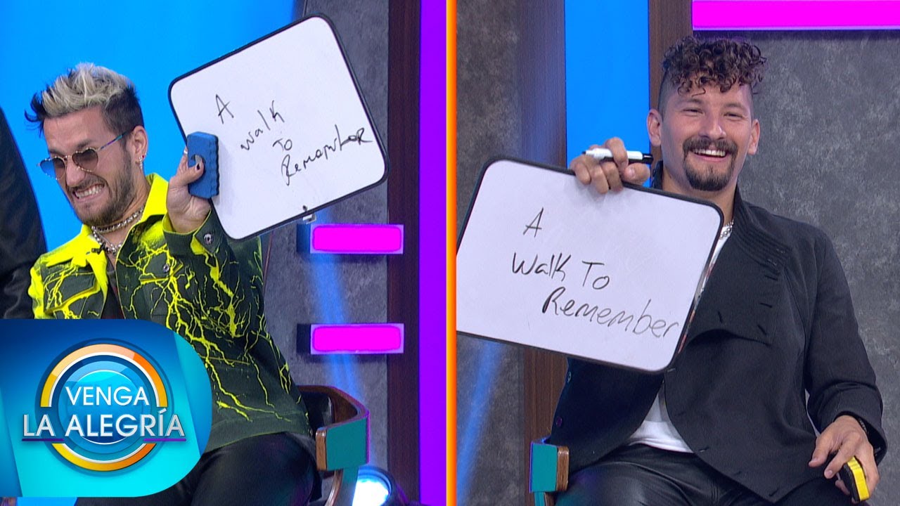 ¡Mau y Ricky tendrán que demostrar qué tanto conocen al otro en este juego! |  Venga La Alegría