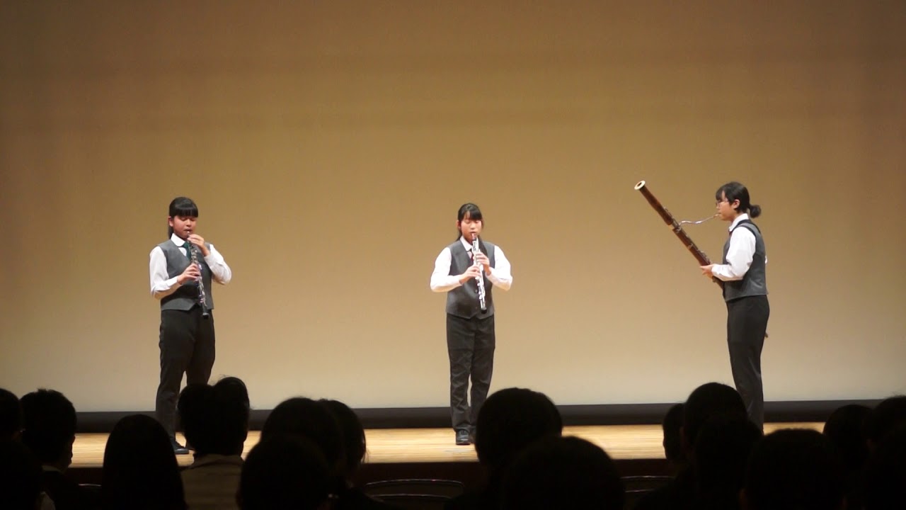 20190210第３７回ひとまるアンコン中ホール３２．野々池中学校　木管３重奏