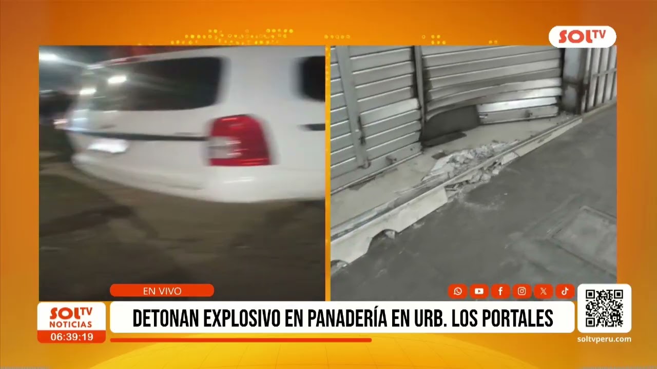 Trujillo: atentado deja daños graves en panadería Los Portales
