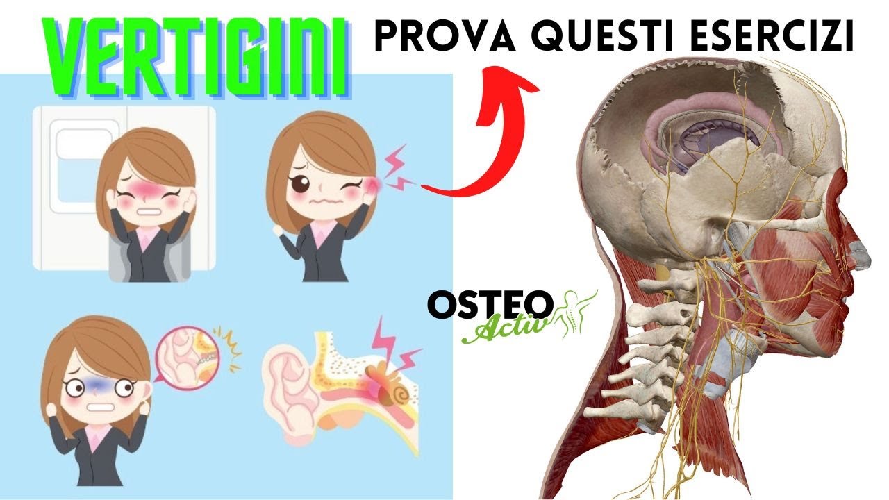 VERTIGINI: ESERCIZI DI RIEDUCAZIONE VESTIBOLARE