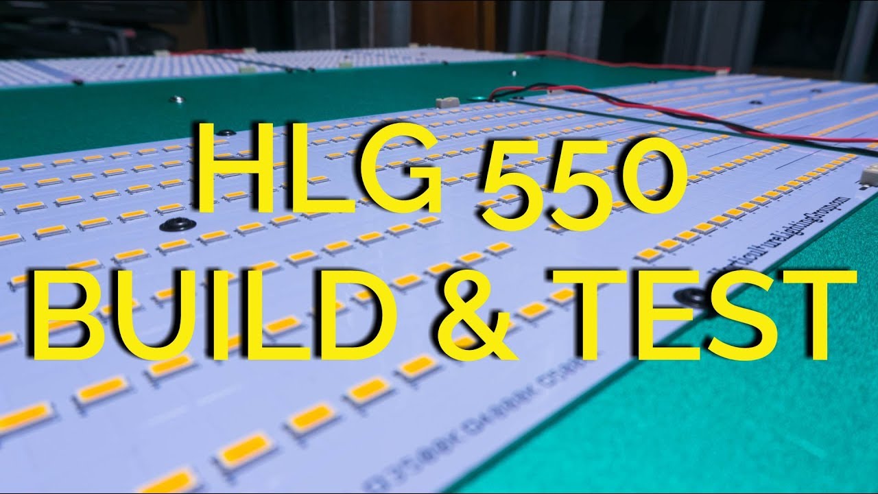 HLG 550 Assembly and Testing (4x Quantum Boards on 1x HLG-480H-C2100B)