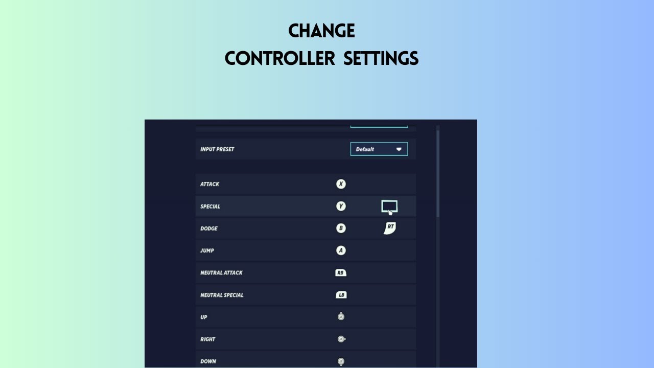 How to change controller settings in MultiVersus