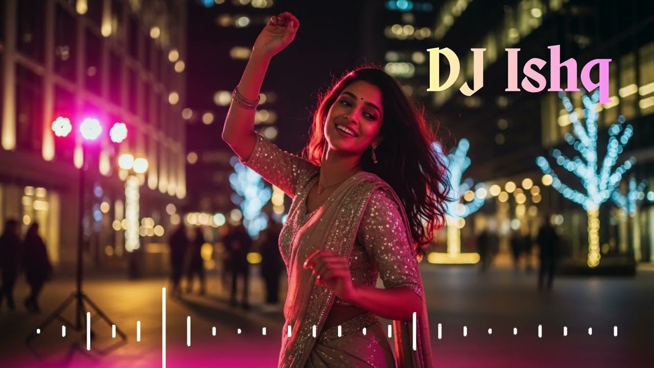 Desi Neon Dancefloor – Romantic DJ Celebration