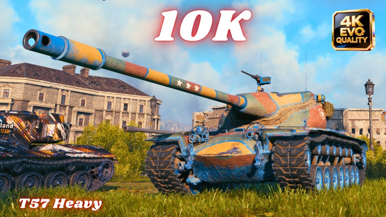 T57 Heavy 10K Damage 5 Kills & Super Conqueror   11K Damage 6 Kills  World of Tanks #wot