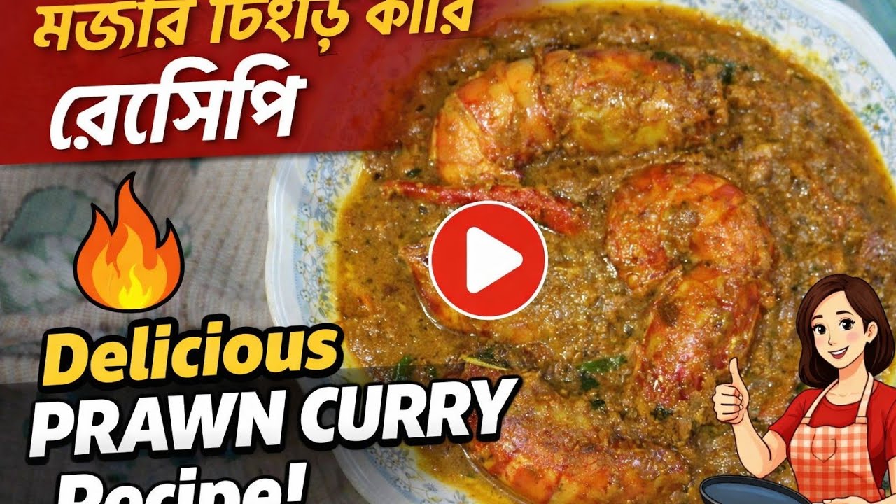 🥥🍤লোভনীয় চিংড়ি মাছের মালাইকারি | সহজ রেসিপি | Bengali Recipe#shorts#chingrimach#viralshorts 