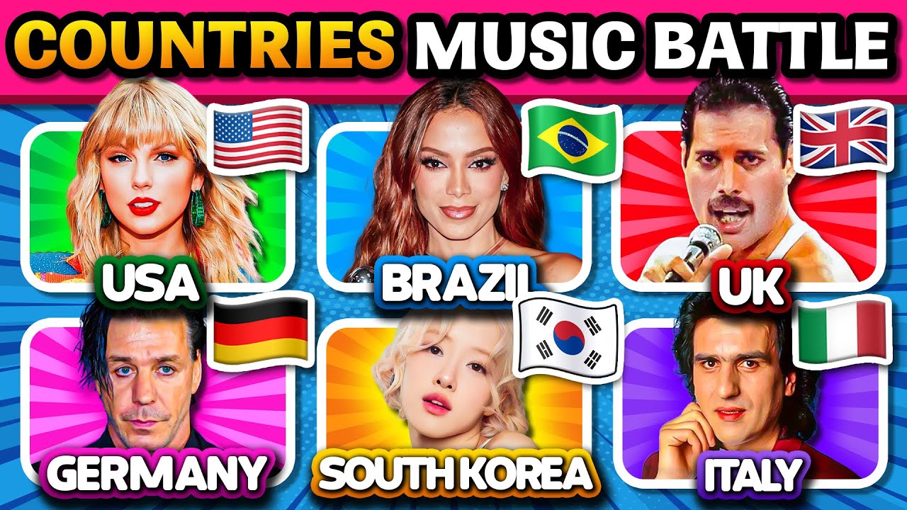 SAVE ONE SONG 🎵 USA vs BRAZIL vs UK vs GERMANY vs SOUTH KOREA vs ITALY 🔥 Music Quiz