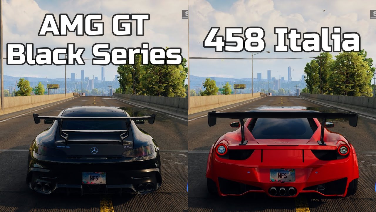 NFS Unbound: Mercedes-AMG GT Black Series vs Ferrari 458 Italia - WHICH IS FASTEST (Drag Race)