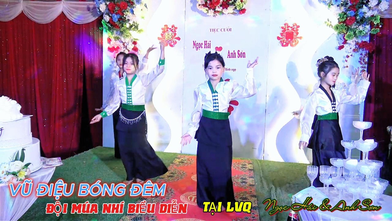 BÁNH CUỐN VŨ ĐIỆU BÓNG ĐÊM ĐỘI MÚA NHÍ BỂU DIỄN TẠI LVQ NGỌC HÁI & ANH SƠN TẠI BẢN MUNG SÔNG MÃ