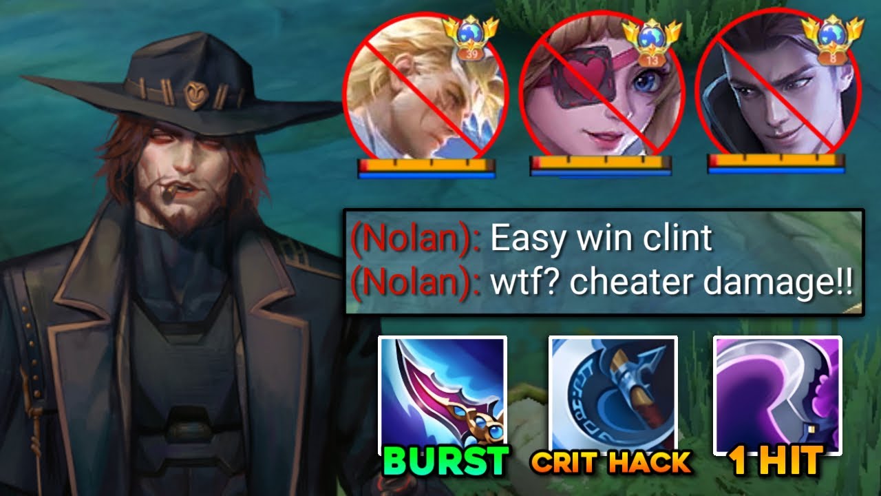 GLOBAL CLINT FULL DAMAGE ONE SHOT BUILD FOR 2024 IS HERE!🔥 (100% BROKEN DAMAGE) - MUST TRY! | MLBB