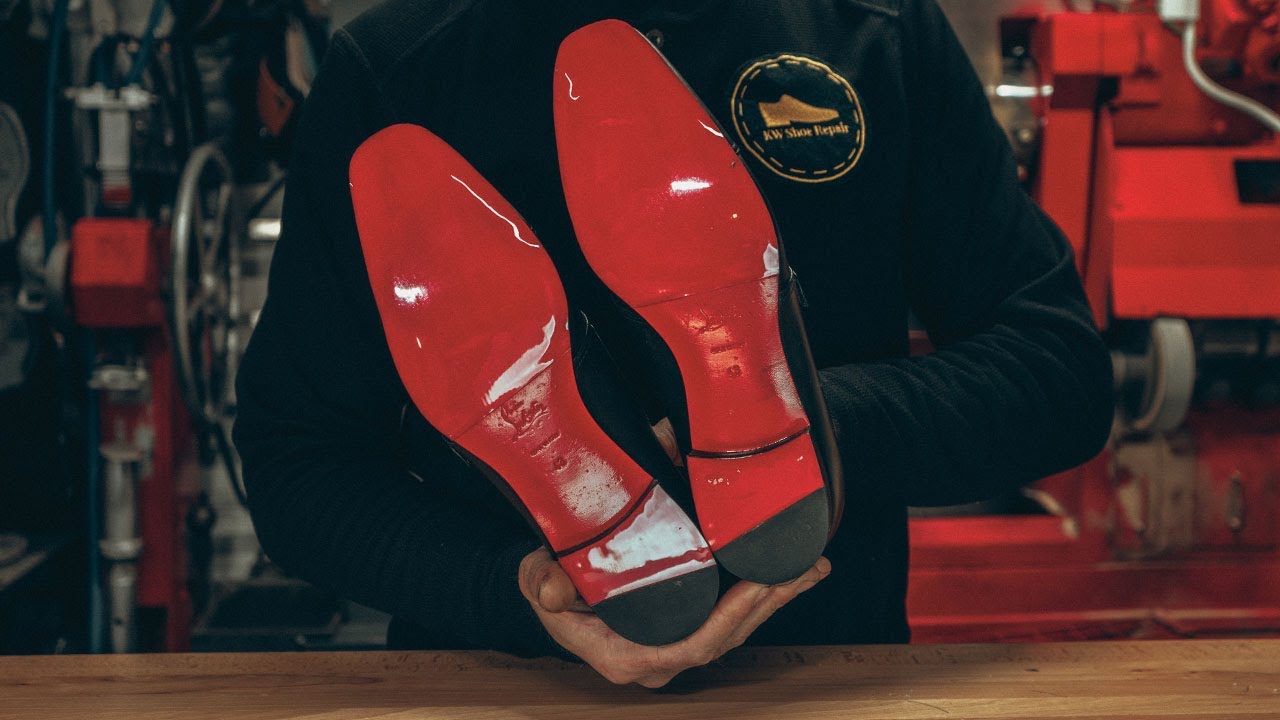 Process of Restoring Christian Louboutin Shoes