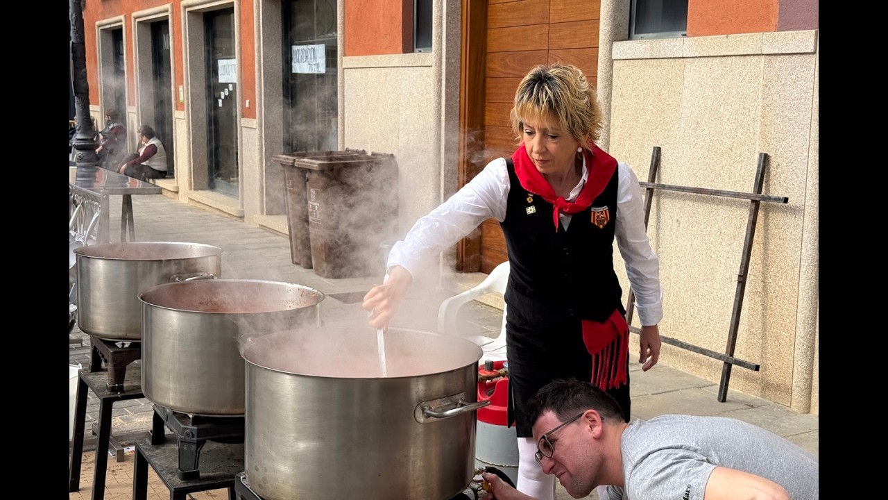 Vidreres posa al foc 30 peroles de 100 litres per celebrar el tradicional ranxo