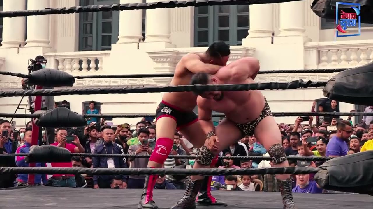 Nuwakote Tiger vs David ll  Nepali Ring Wrestling-Nepaldrishya