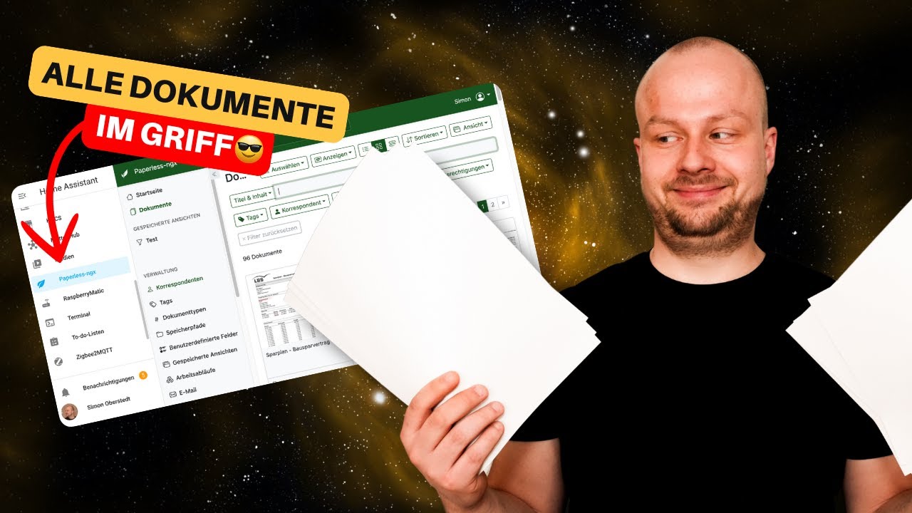 NIE WIEDER Papierkram suchen! 😱 Paperless-NGX in der Praxis