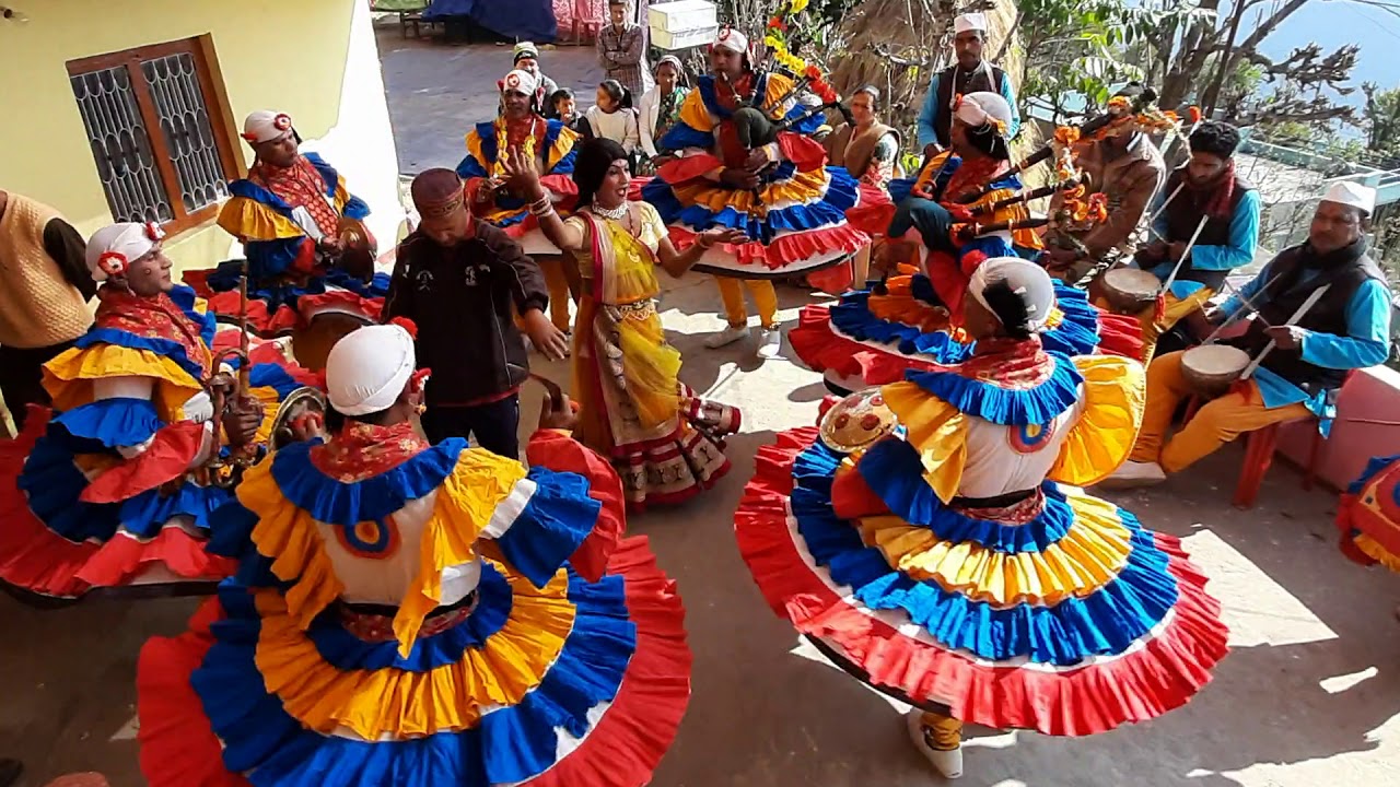super chaliya dance by chaliya dal chmali pithoragarh👌👌👌💃💃💃💃