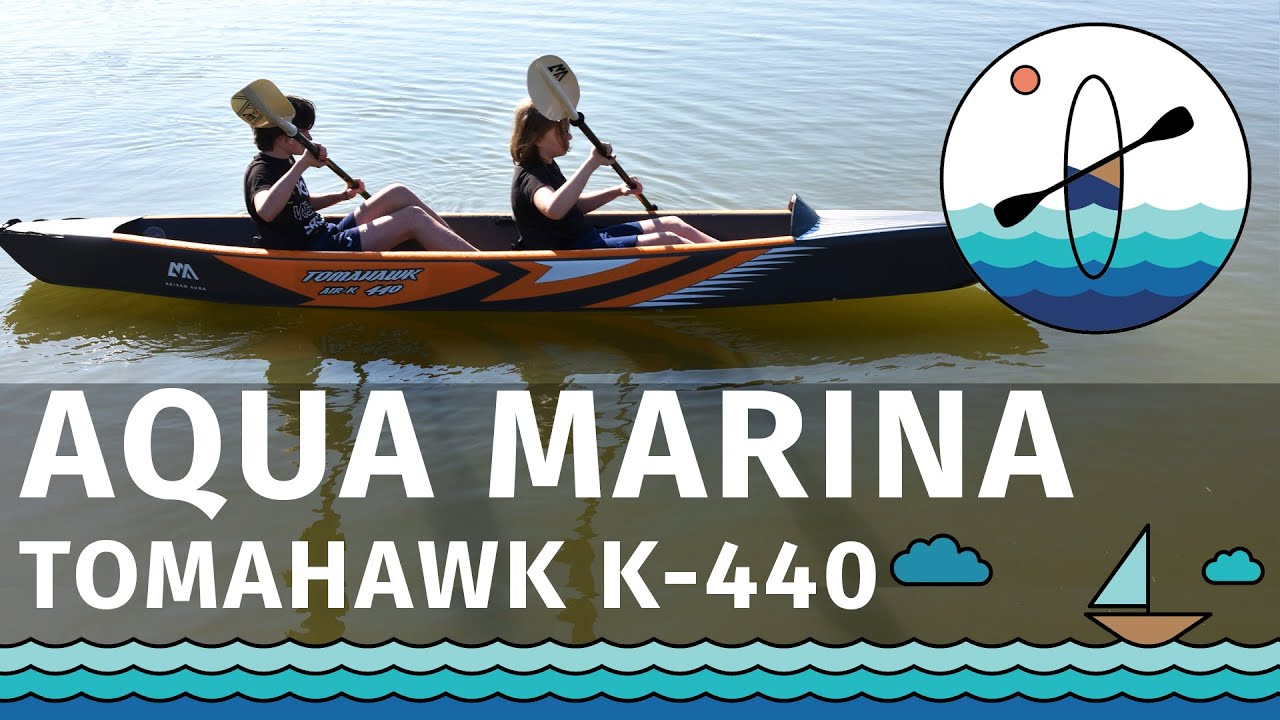 [PADLUJTE.CZ] Kajak AQUA MARINA TOMAHAWK K-440 dvojmístný