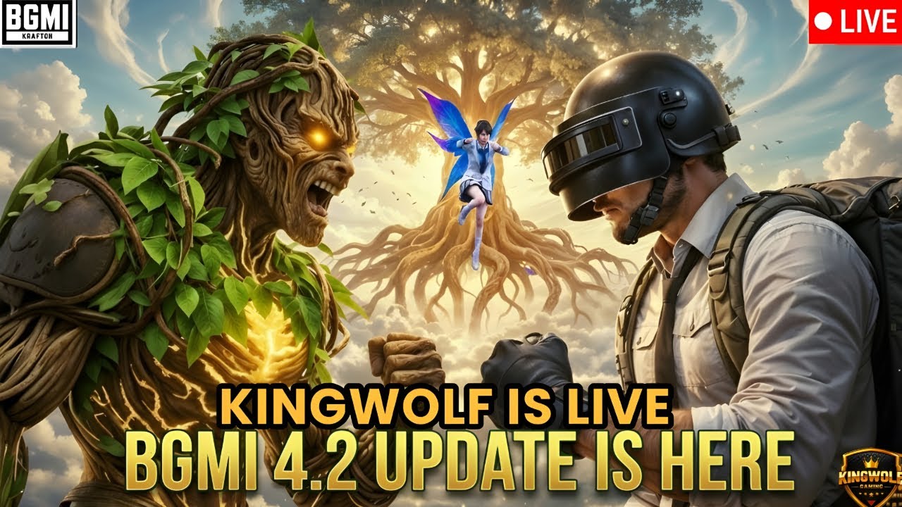 NEW MODE | NEW POWER | BGMI 4.2 LIVE| KINGWOLF IS LIVE 