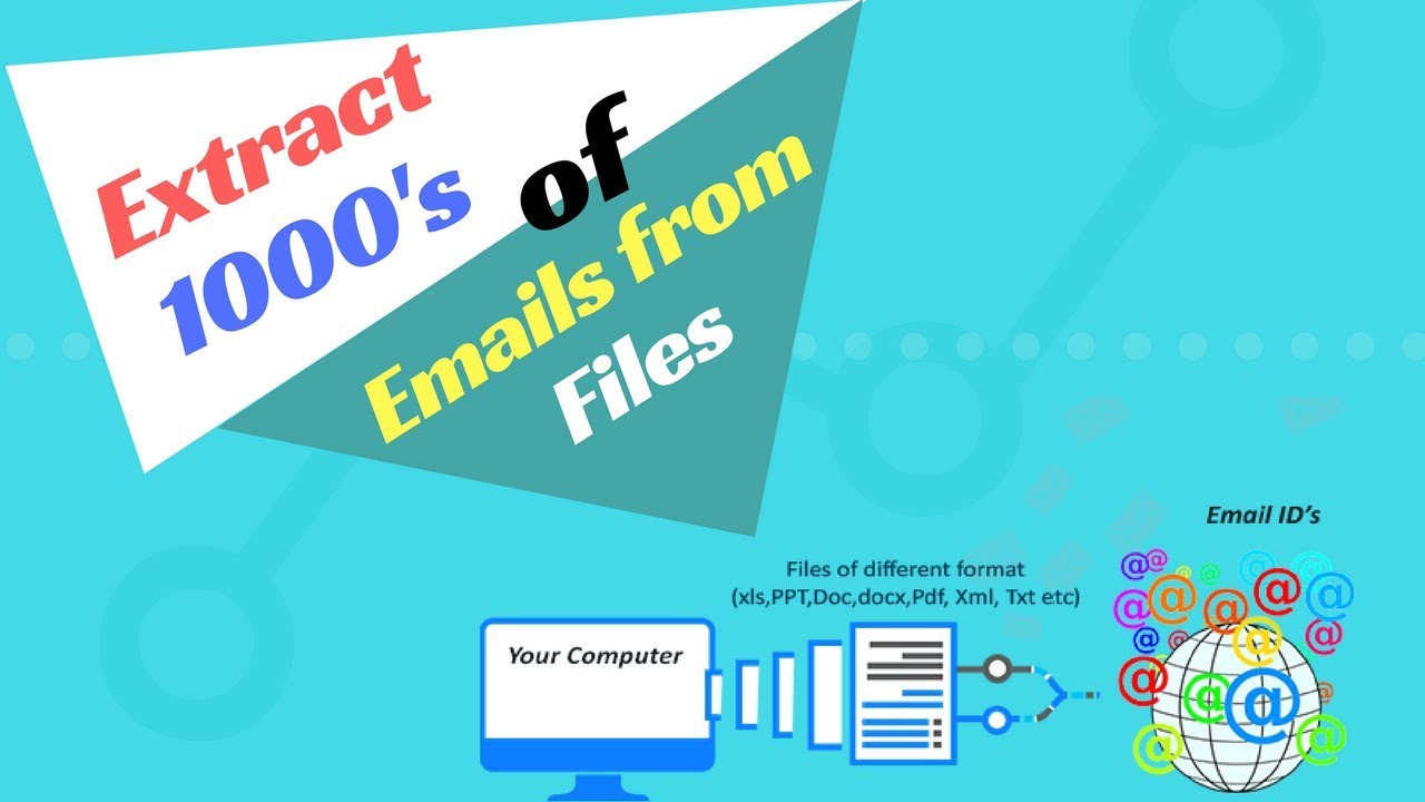 How to extract email addresses from Files?