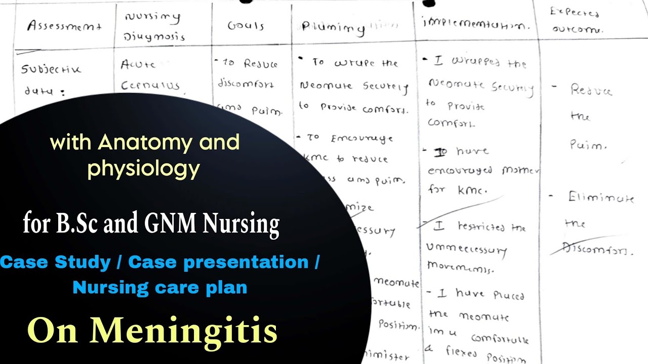 Case presentation on Meningitis | Case study | Meningitis | Nursing care plan | Paramedico insight