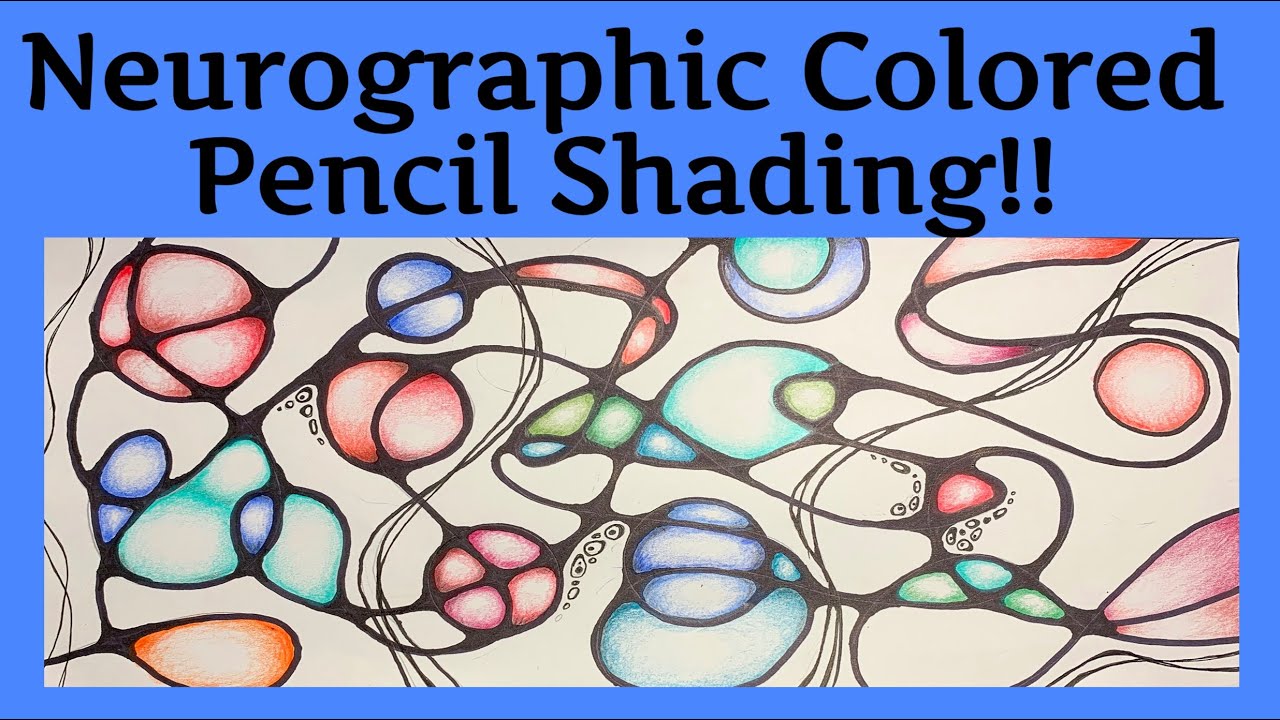 Neurographica: Colored Pencil Shading