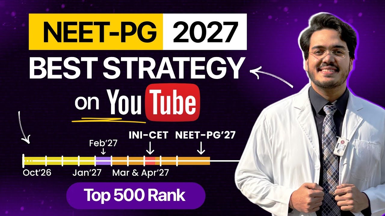 ONLY Video You NEED for NEET-PG 2027 | Interns & Post Interns Complete Plan by Dr Aman Tilak