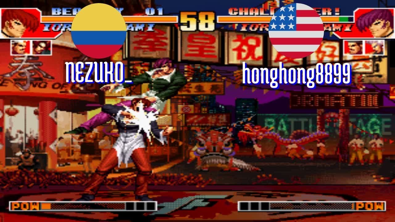 FT5 @kof97: NEZUKO_ (CO) vs honghong8899 (US) [King of Fighters 97 Fightcade] Feb 15