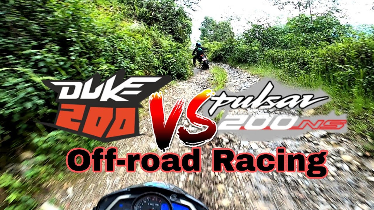 Duke 200 VS NS200  Off-road Racing  |  Which One Is better ?? 😱😱 #ns200 #duke200 #offroad #race