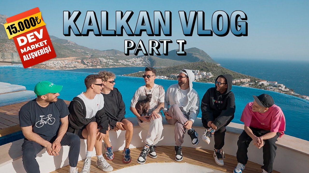 KALKAN VLOG Part I - DEV MALİKANEYE YERLEŞTİK - 15K MARKET ALIŞVERİŞİ 😰