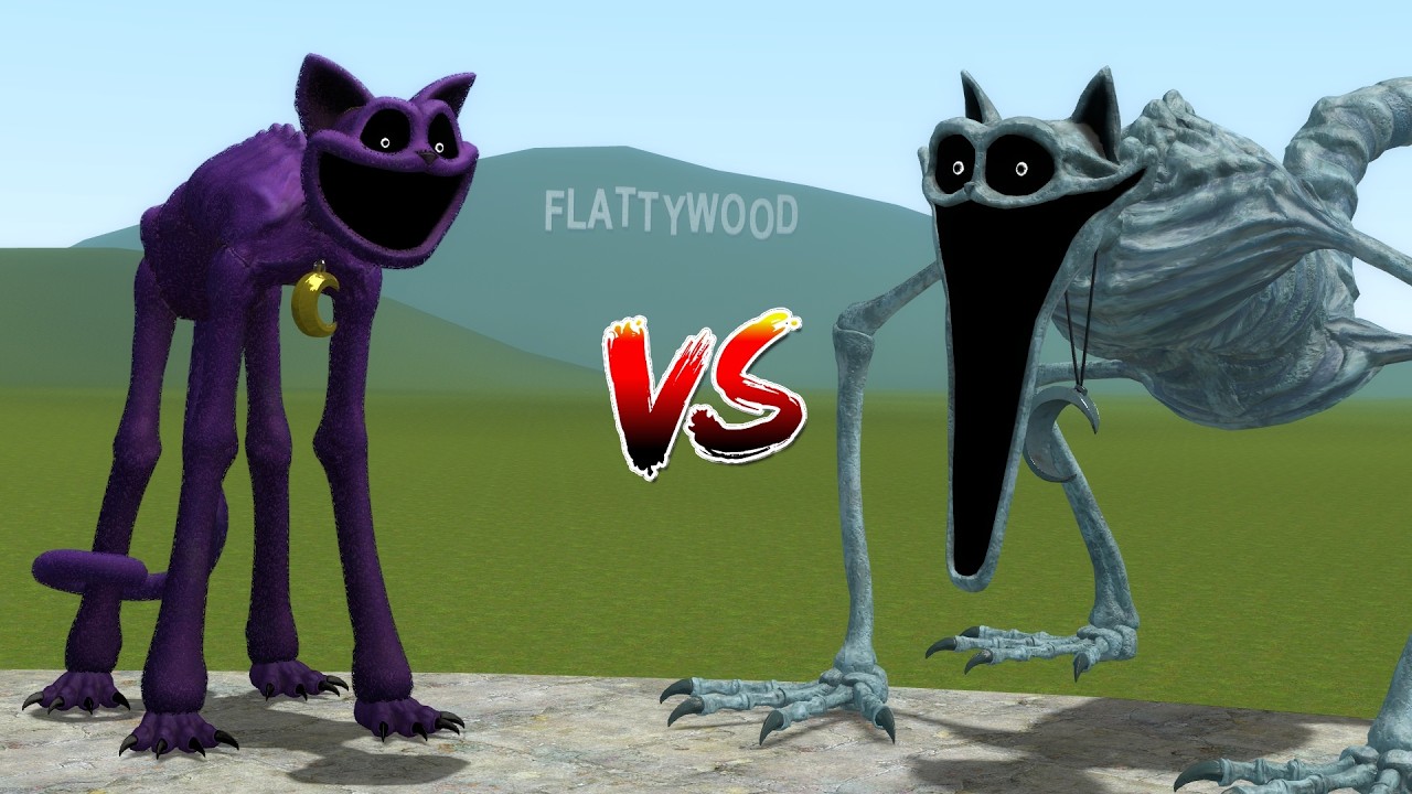 NEW CATNAP VS NEW NIGHTMARE CATNAP in Garry's Mod!
