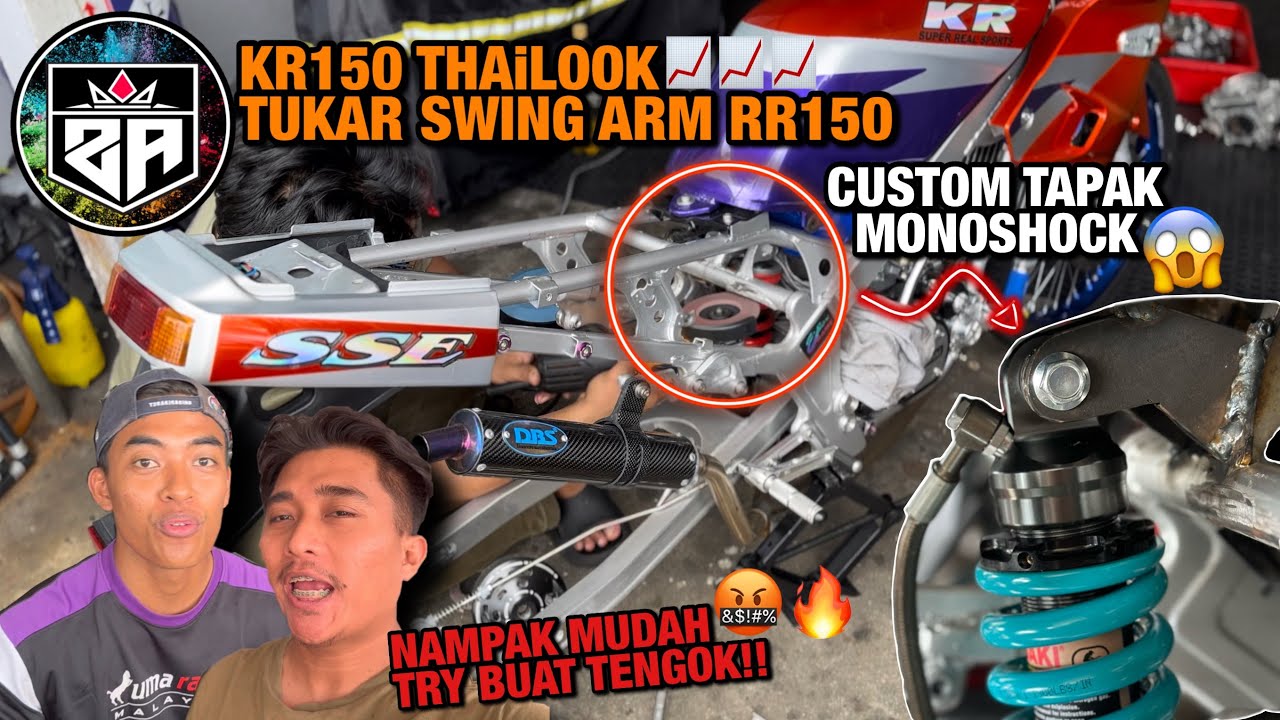 KR150 Ala Thailand | CUSTOM TAPAK MONOSHOCK | Swing ARM RR150