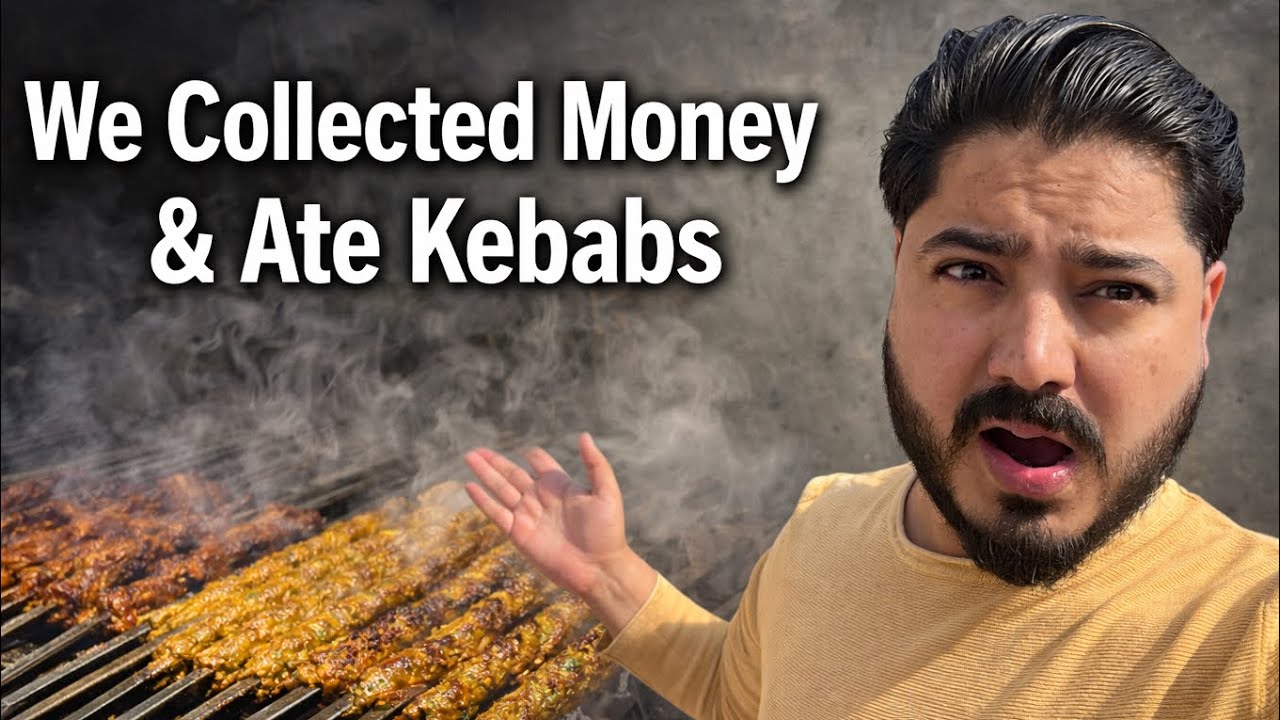 Sab doston ne pese mila kar kabab khae 🤪