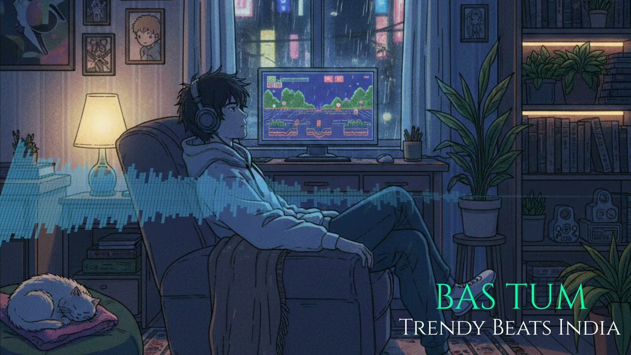 Bas Tum - Soft Hindi Lofi | For those who love in silence 🌧️✨| Trendy Beats India