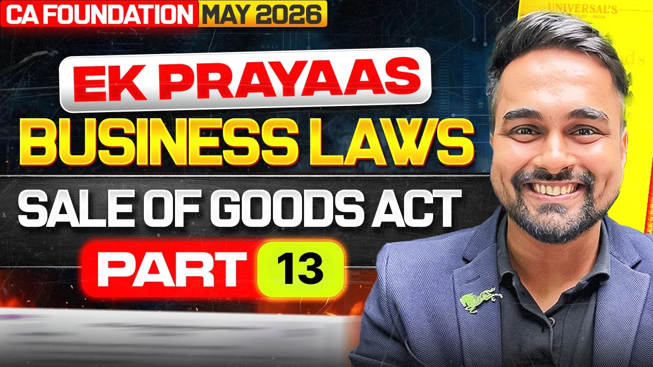 FREE Answer Writing Day 2 | CA Foundation Business Laws | CA CS Shantam Gupta